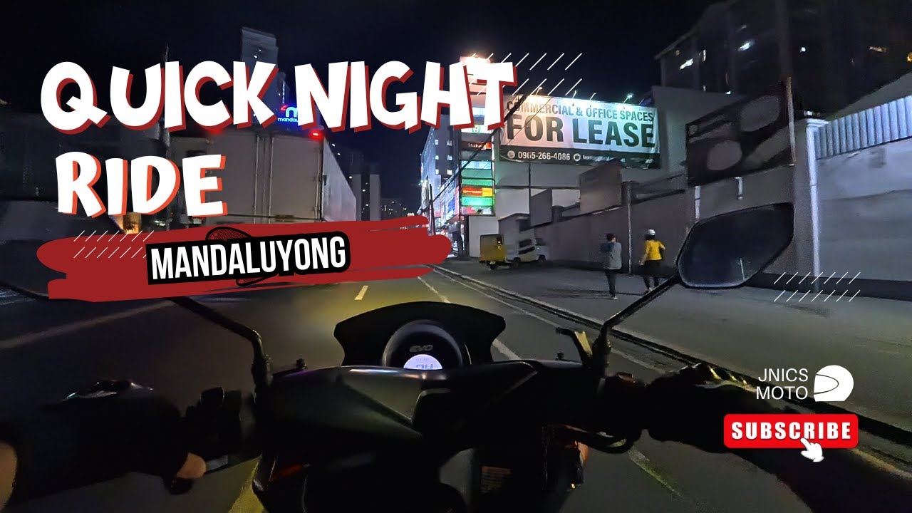 POV | Solo Night Ride in Mandaluyong 🏍️