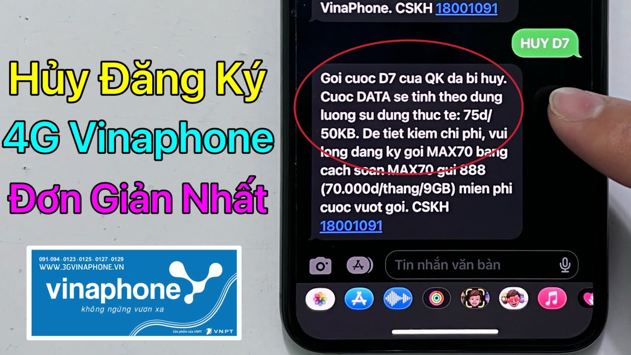 Cách hủy đăng ký 4G Vinaphone - Hủy Gia Hạn 4G... - youtube