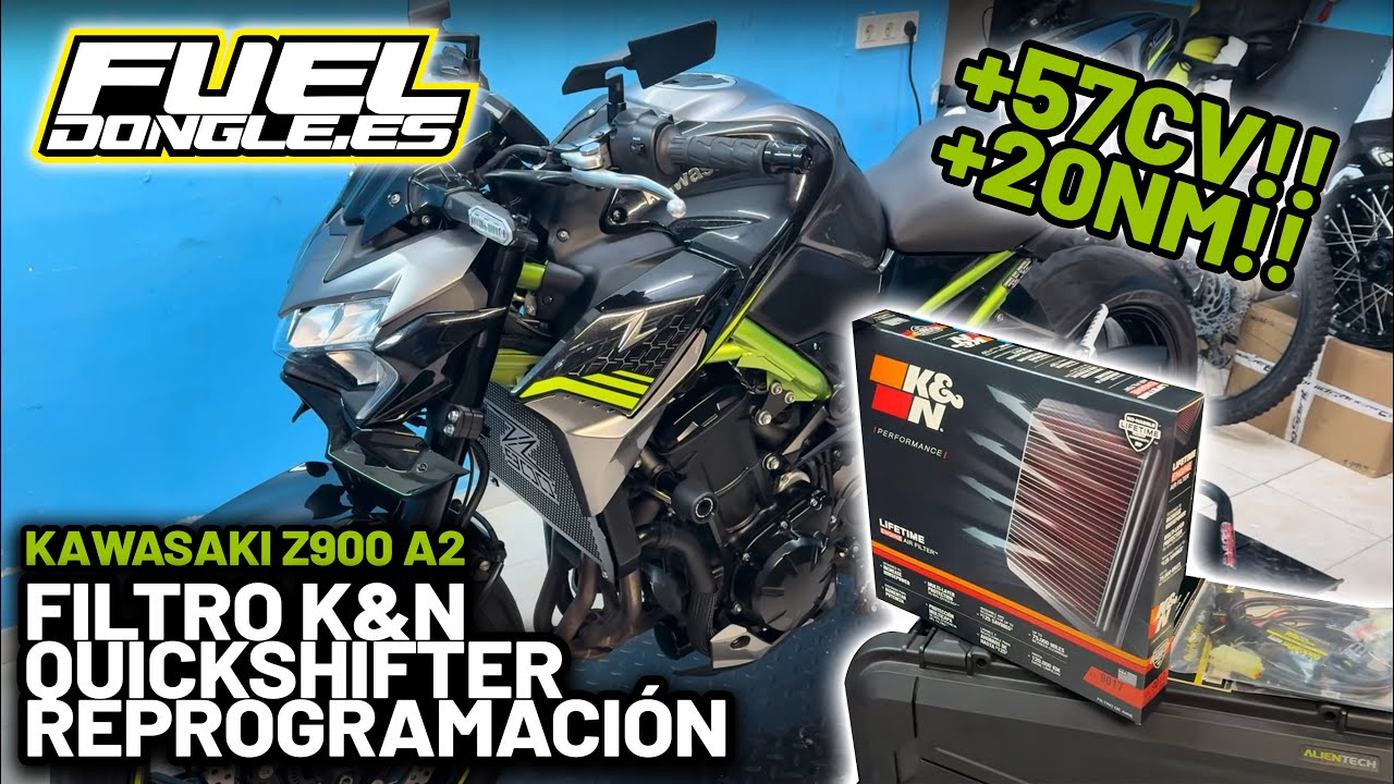 REPROGRAMACIÓN + QUICKSHIFTER + K&N - KAWASAKI Z900