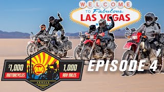 The MOST Dangerous part of the Ride! Welcome to LAS VEGAS! | $1,000 Motorcycles vs 1,000 Miles Ep. 4