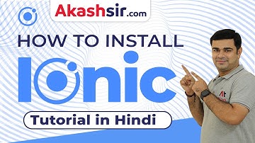 How to Install ionic | ionic tutorials in Hindi