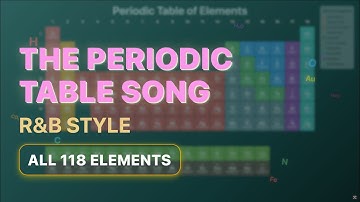 R&B Periodic Table Song (ALL 118 Elements Labeled with Atomic Mass) 2025 Update #rnb