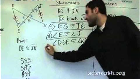 Geometry - Proofs for Triangles