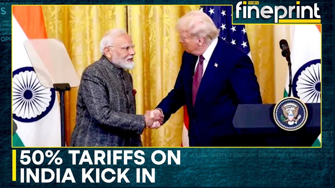 Experts Weigh Potential Impact of 50% US Tariffs on Indian Exports to US | WION Fineprint