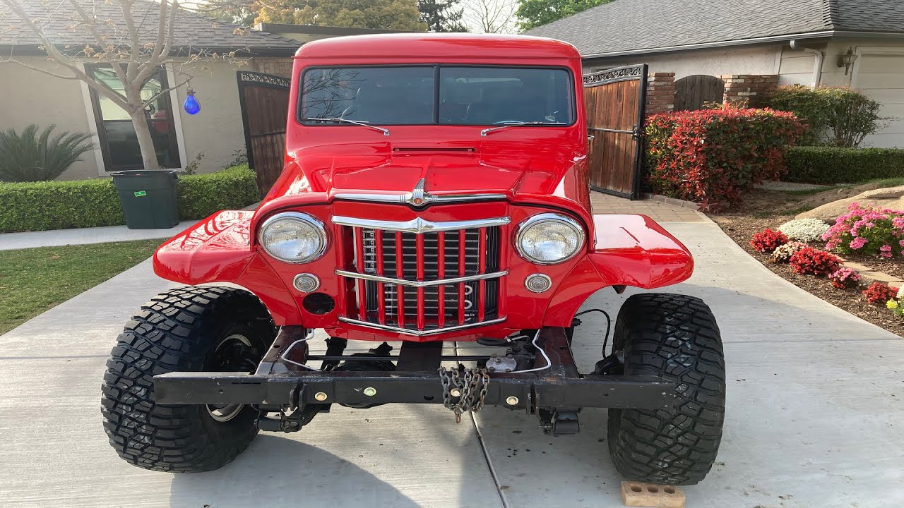 1957 Willys Wagon 4x4 350 Small Block Chevy Build In Progress