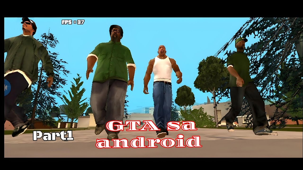 GTA San Andreas Android - Gameplay Parte 1 | CINEMÁTICAS + TRUCOS con MOD CLEO!