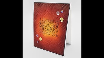 Ink Blending, Dry Embossing and NOT STARTING OVER