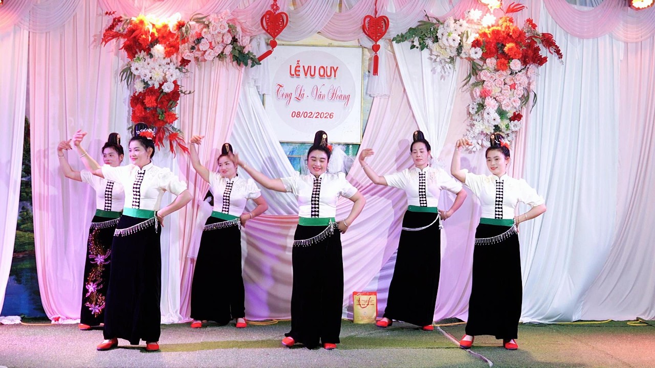 MÚA THÁI TÂY BẮC   ĐVN VÁNH 2 MÚA MỪNG LVQ TÒNG LẢ & VĂN HOÀNG TẠI NHÀ HÀNG HIỂN LAN NGÀY 8/2/2026