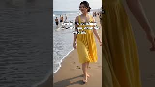 Live in the sunshine, swim the sea, drink the wild air.