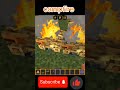 Minecraft camp fire