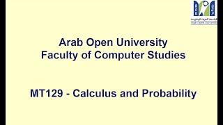 MT129 -Lecture-9