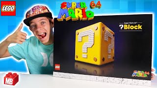 I BUILT THIS CRAZY LEGO SET! Lego Super Mario 64 Lego Question Block!