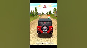 Modified Mahindra Thar😈Games:Indian Red Thar (Gadi Wala Games)Car Game Android Game -#2025