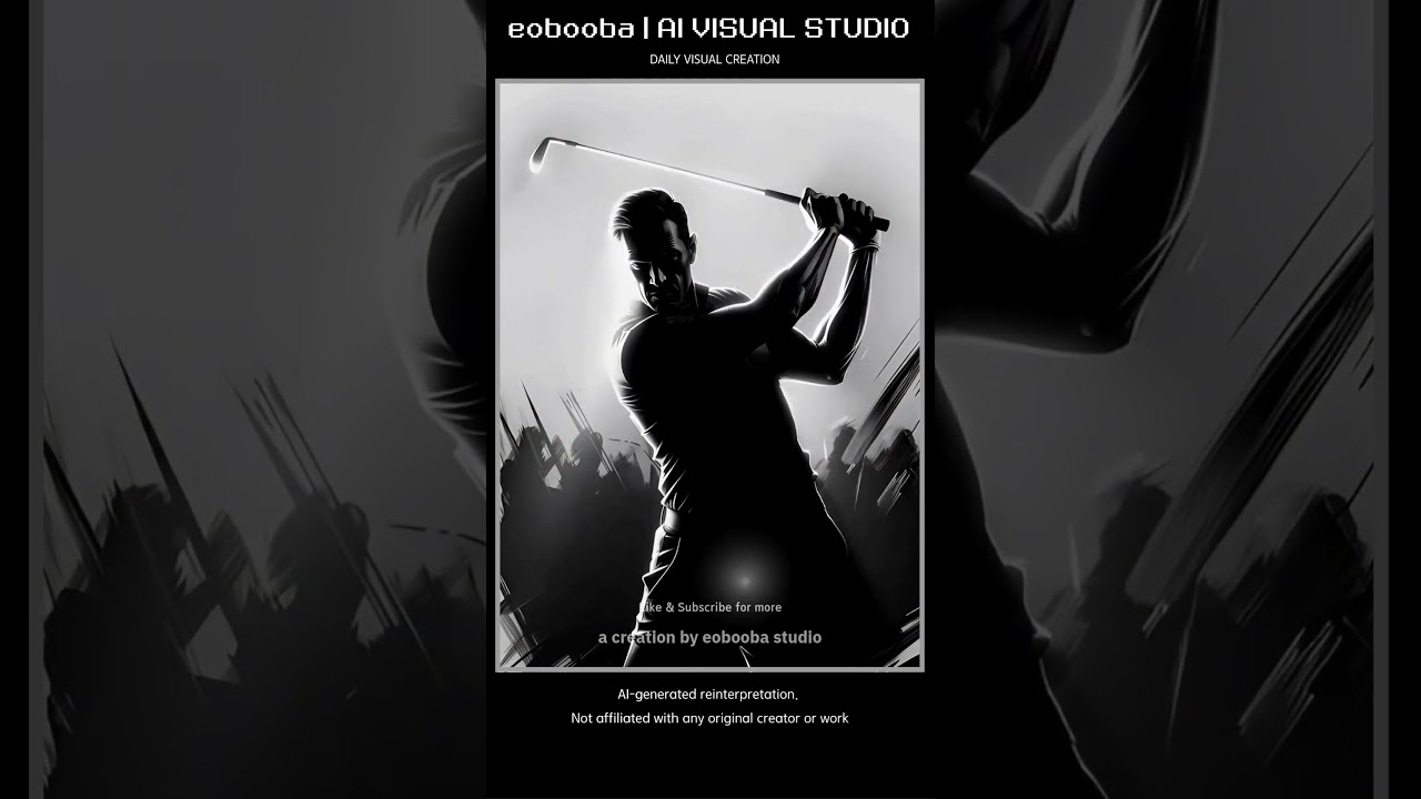 Brooks Koepka | AI Reimagined Sports Universe | eobooba studio 