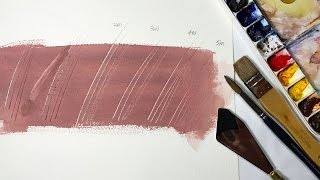 technique watercolor painting wet scratch paint