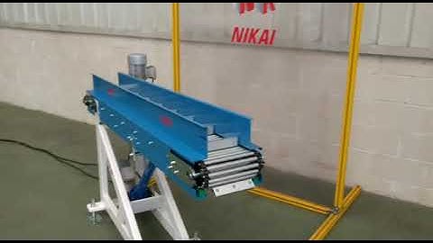NIKAI SYSTEMS Chain conveyor. Model NT 400 45 XX