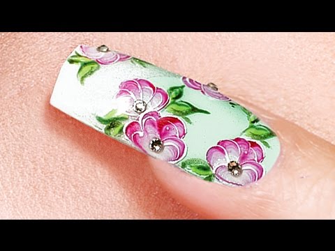 Floral Nail Art . Candy Colors . Nails 21