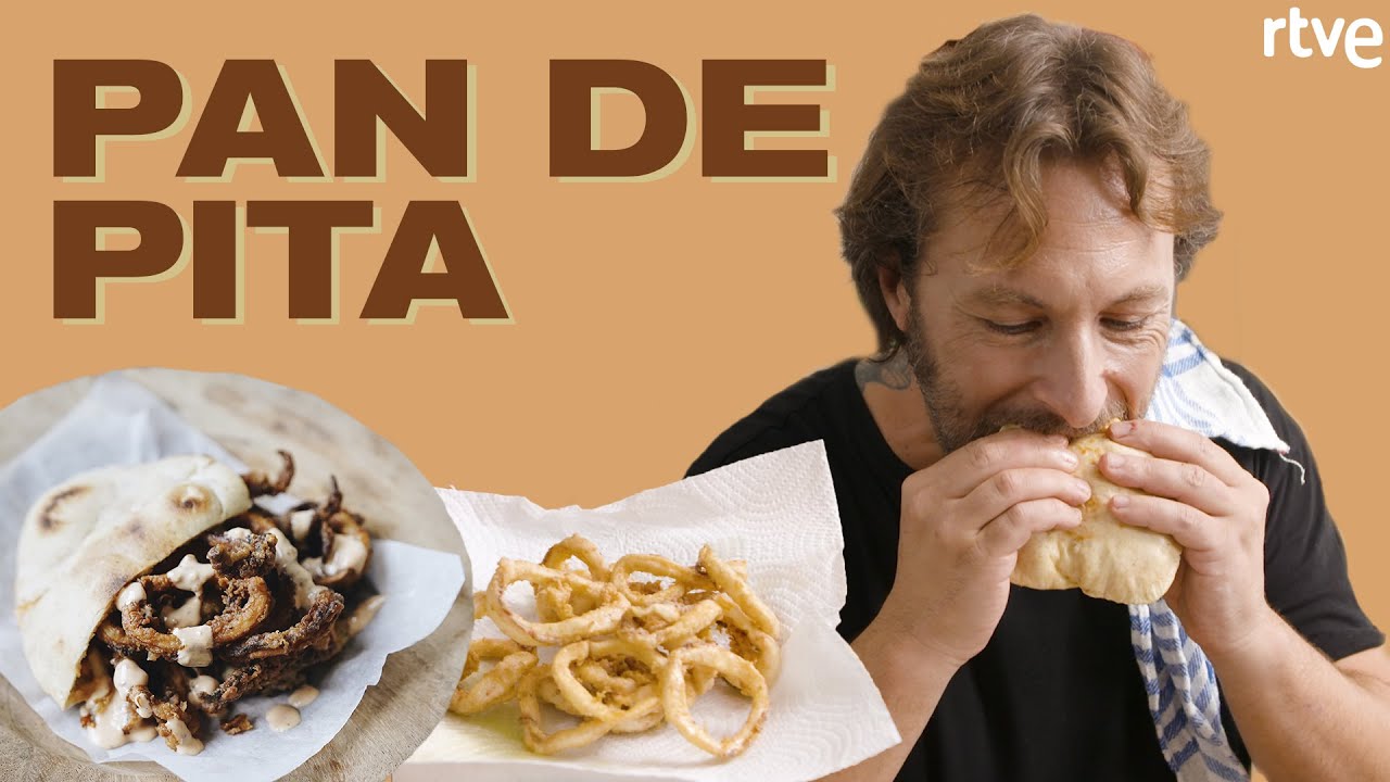 Pan de pita con calamares de Gipsy Chef | Cocina BESTIAL!