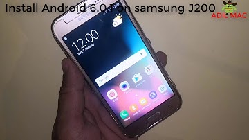 install Android 6.0.1 Marshmallow on samsung J2 J200F/G/GU