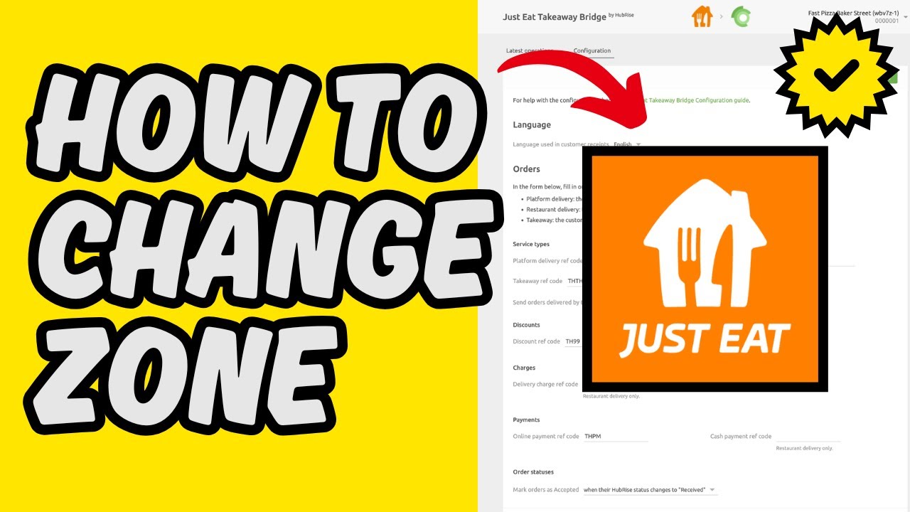 [Easy Guide] How To Change Zone in Just Eat in 2025 - YouTube