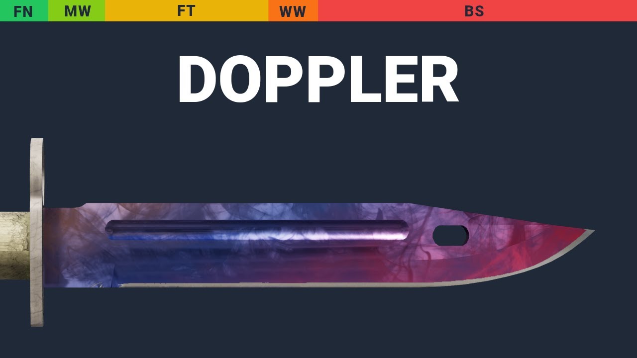 Bayonet Doppler - Skin Float And Wear Preview