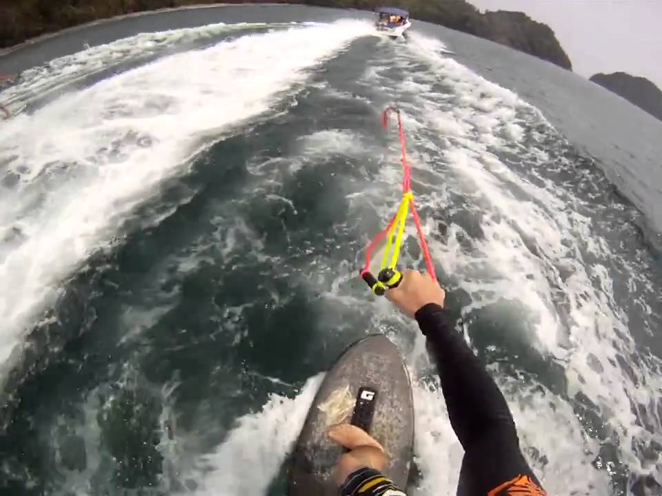 Go Pro Double Wake Skimboarding. YouTube