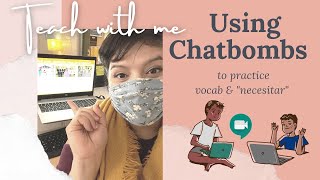 Teach with me! Using CHATBOMBS on Google meet during hybrid teaching