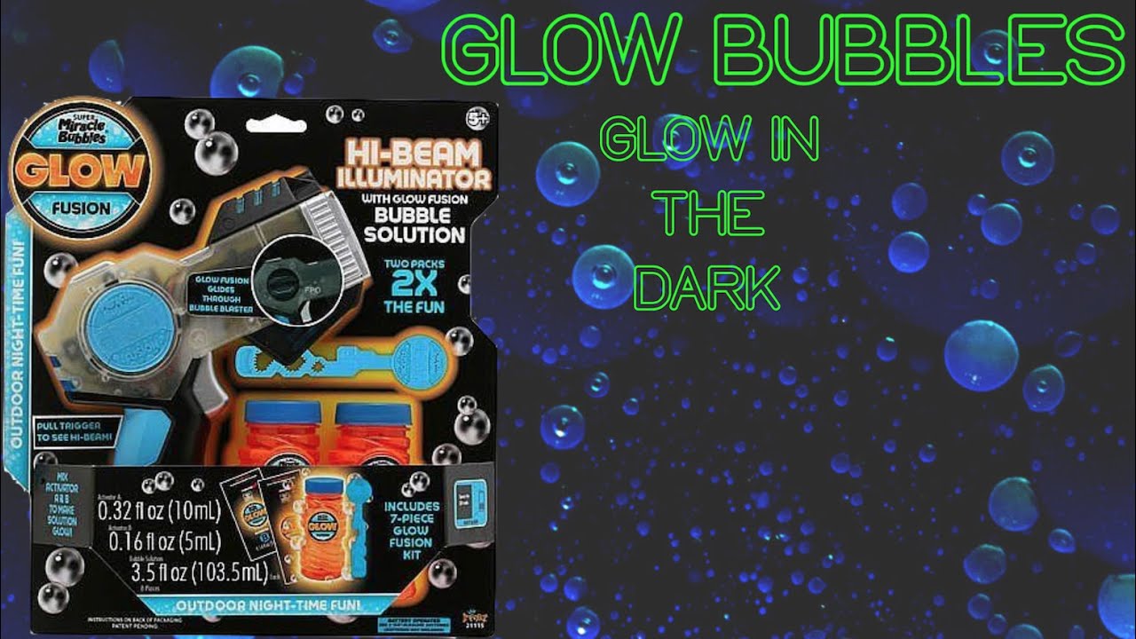 Lumination Glow Bubble Blaster - YouTube