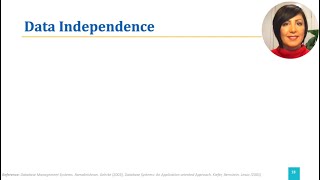 DBS: 1.5. Introduction: Data Independence