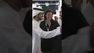 Sheikh Hamdan Fazza Dubai Crown Prince Sheikh Nahyan Bin Mubarak Tour Dubai Art Exhibition Throwback