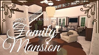 Bloxburg Family MANSION Family House Speed Build Interior Bloxburg Family MANSION Family House Speed Build Interior