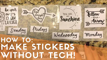 Do you need a printer to make stickers?