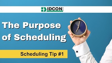 IDCON INC Maintenance Scheduling Tip #1: The Purpose of Scheduling