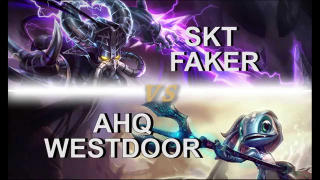 Westdoor solo kills Faker two times | SKT vs AHQ | World championship  2015