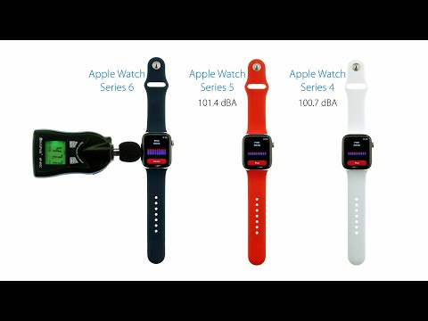 Speaker Volume Test: Apple Watch Series 6 vs Series 5 vs Series 4