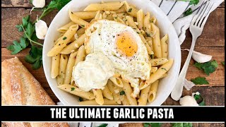 Garlic Pasta with Eggs and Aioli