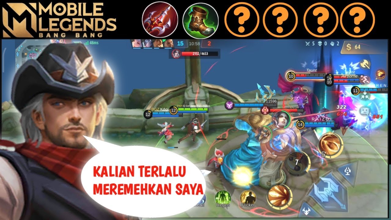 DAMAGE CLINT MEMBUAT ATLAS TIDAK BERDAYA ! BUILD TOP 1 GLOBAL CLINT - MOBILE LEGENDS