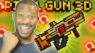 I UNLOCKED GOLD MEGA GUN! | Pixel Gun 3D