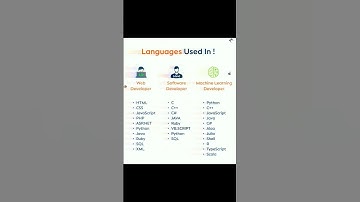 Language used in Software Developer #html #html5 #css3  #coders #learntocode #software  #frontend