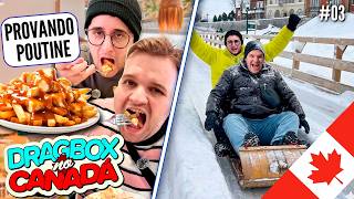 We Tried Poutine, Ice Tobogganing, and a Market Tour in Quebec City | Dragbox in Canada #03