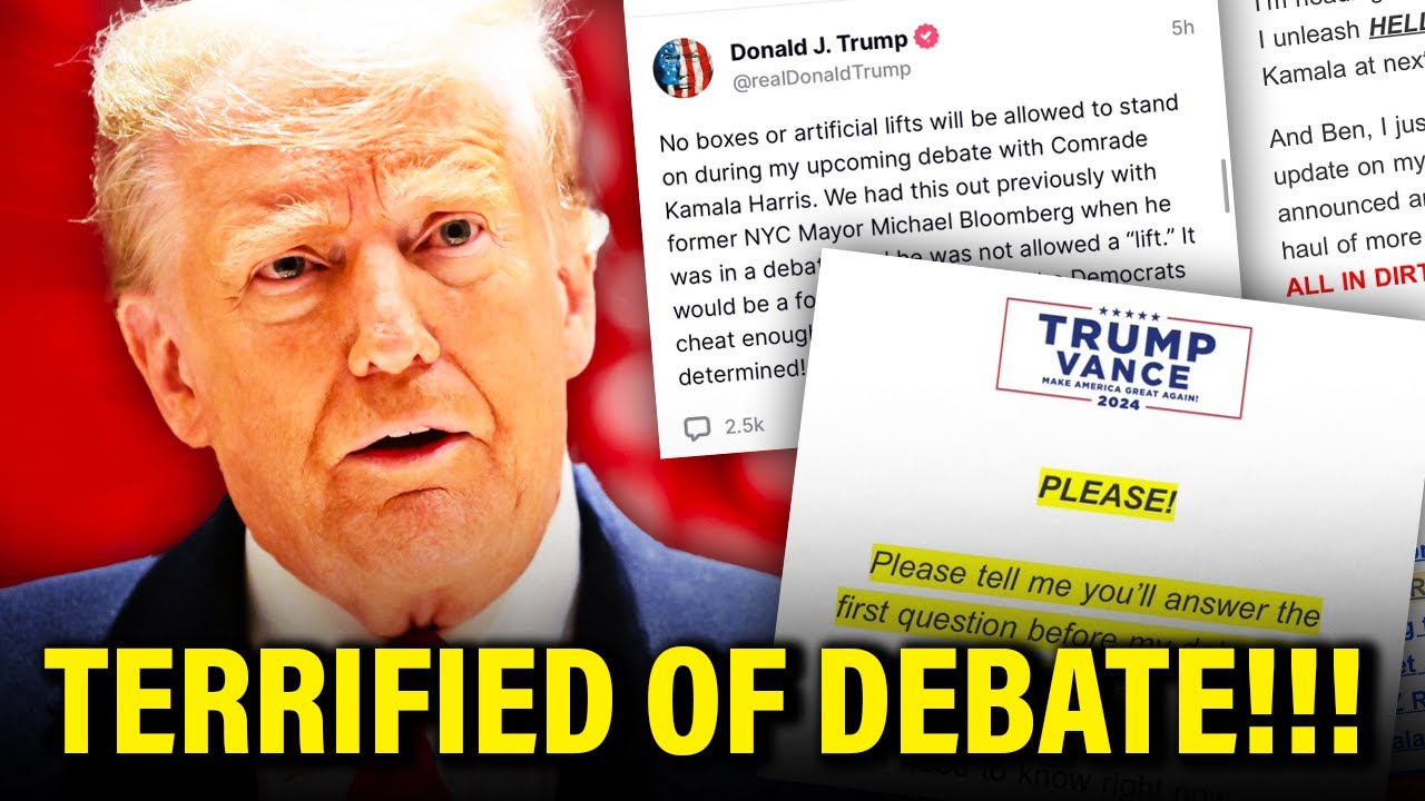 Trump PANICS on Saturday Morning over KAMALA DEBATE