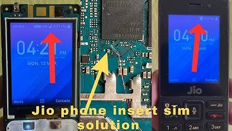 jio phone f220 sim not working||jio phone insert sim solution