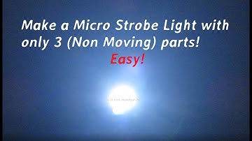 3 Non-Moving parts make a Strobe Light for use on R/C Models and more, plus see the Flight Demo.