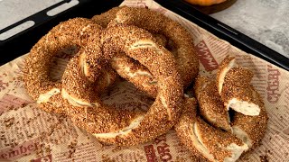 Evde Çitir Çitir Gevrek İstanbul Si̇mi̇di̇ Si̇zi̇n Yaptiğiniza Ki̇mse İnanmayacak How To Make Si̇mi̇t