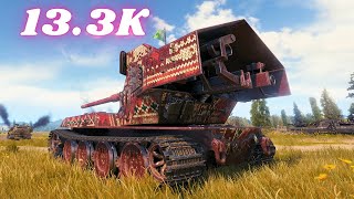 Waffenträger auf E 100 - 13.3K Damage World of Tanks Replays