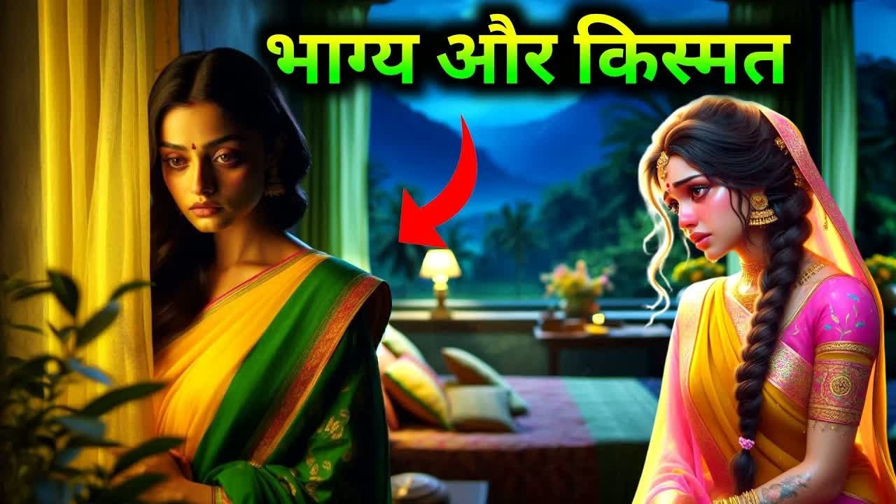 भाग्य और किस्मत। भाग्य और कर्म की कहानी। Motivational story_hindi story #hindistories #motivational.