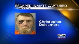 Escaped Louisiana inmate found in Jackson homeless encampment