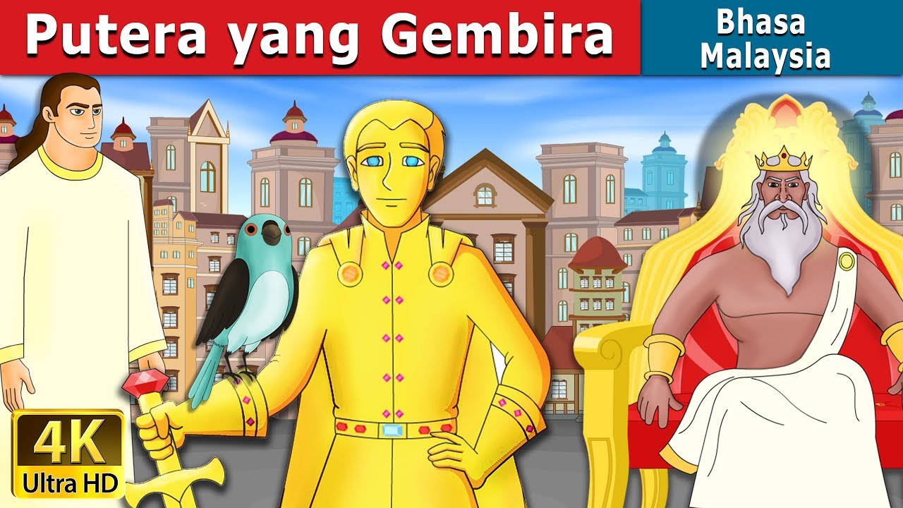 Putera yang Gembira | The Happy Prince Story in Malay | @MalaysianFairyTales