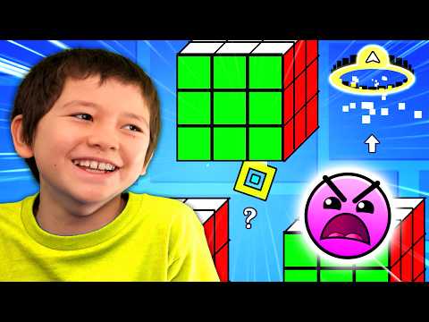 RUBIK'S CUBES + GEOMETRY DASH = ?????