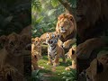 The Lion Who Thought He Was a Tiger 🦁🐯 #ViralShorts #EmotionalStory #AIAnimation #Shorts #Trending